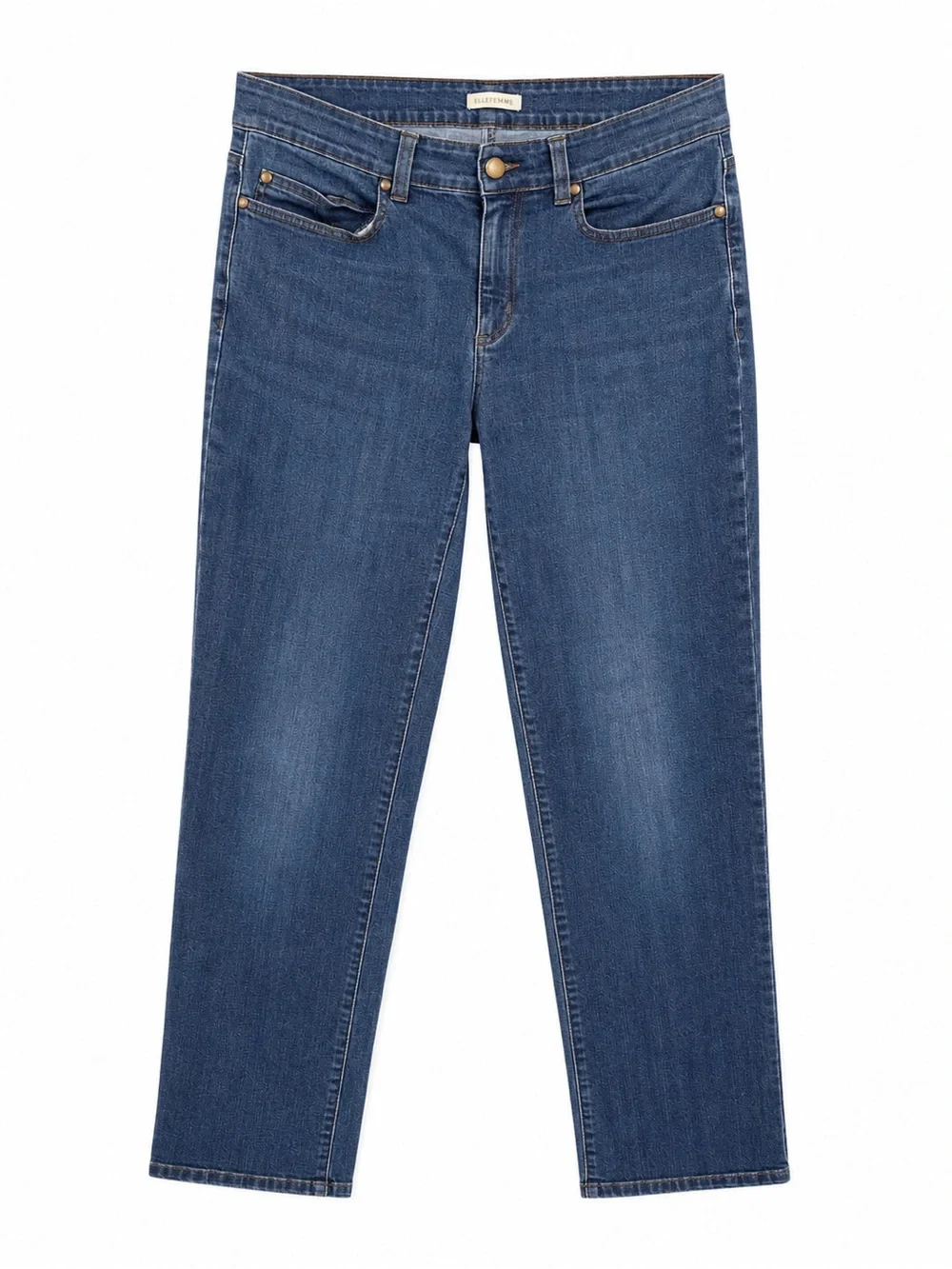 Eileen Fisher Women’s Straight Leg Stretch Jeans Medium Wash Sz 10 inseam 30